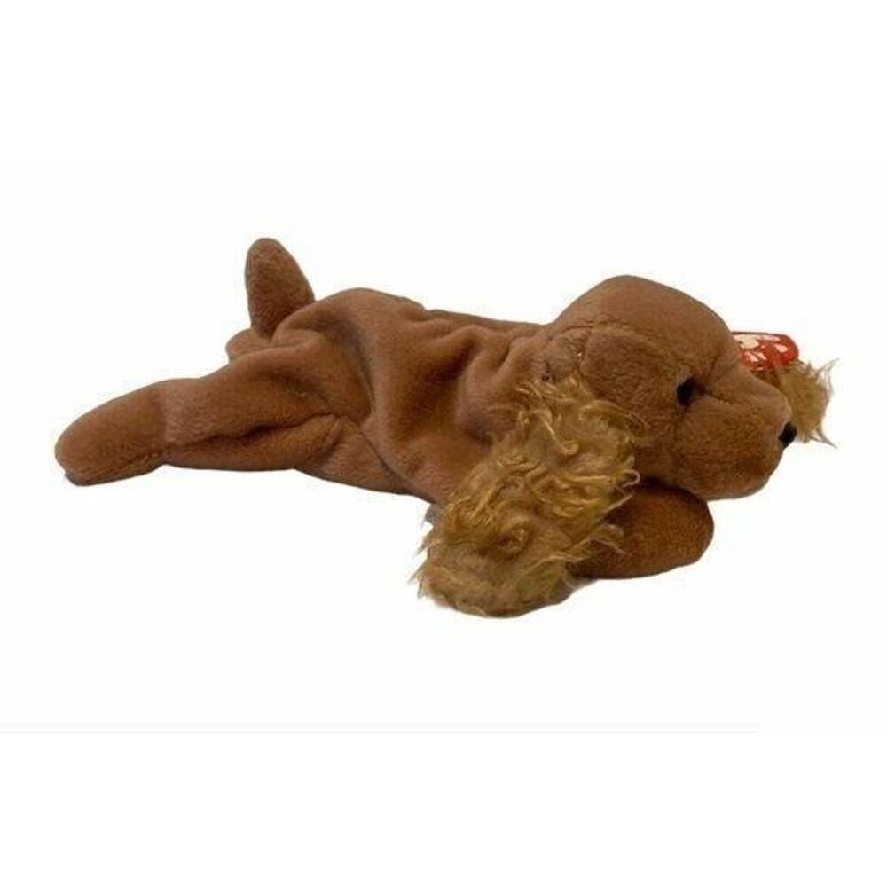 Ty Beanie Babies Spunky Cocker Spaniel 1997 Brown